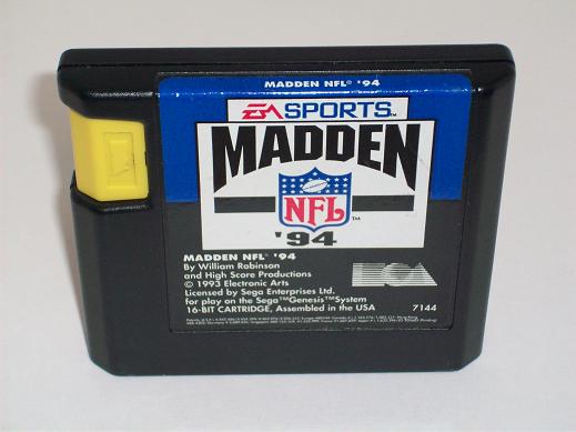 Madden NFL 94 - Genesis Game